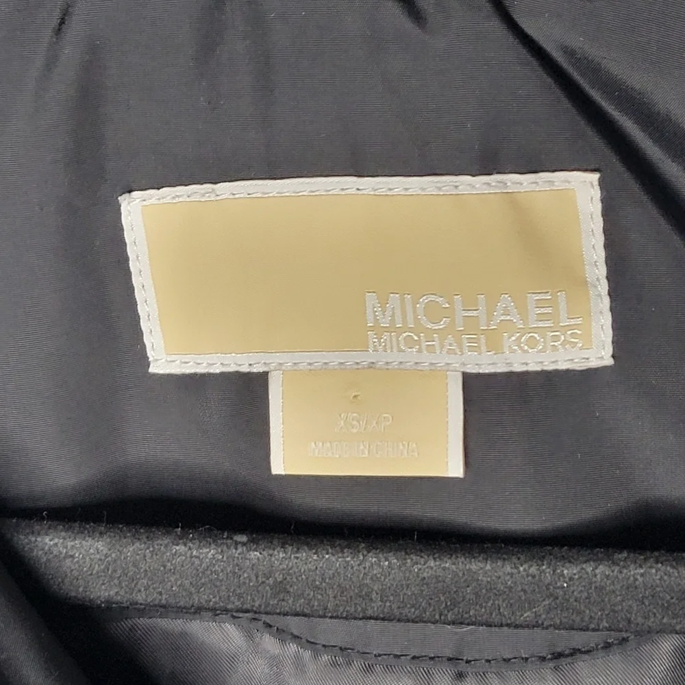 MICHAEL Michael Kors Black Parka Size XS - Picture 4 of 5